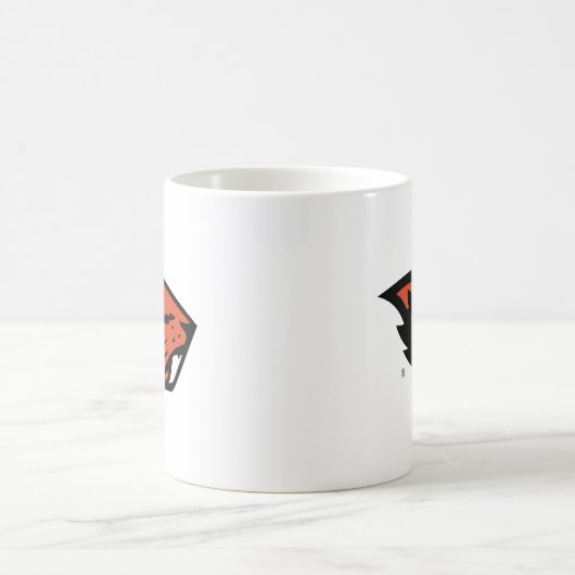 Oregon Staat Beavers | Biberkopf Kaffeetasse (Mittel)