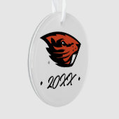 Oregon Staat Beavers | Biberkopf Ornament (Vorderseite)