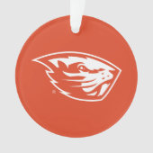 Oregon Staat Beavers | Biberkopf Ornament (Vorderseite)