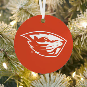 Oregon Staat Beavers Biberkopf Ornament Aus Metall