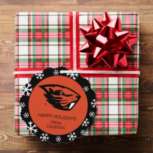 Oregon Staat Beavers Biberkopf Ornament Karte