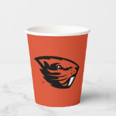 Oregon Staat Beavers | Biberkopf Pappbecher (Vorderseite)