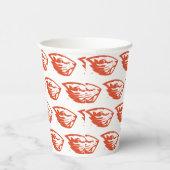 Oregon Staat Beavers | Biberkopf Pappbecher (Rechts)