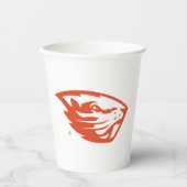 Oregon Staat Beavers | Biberkopf Pappbecher (Vorderseite)