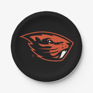Oregon Staat Beavers | Biberkopf Pappteller