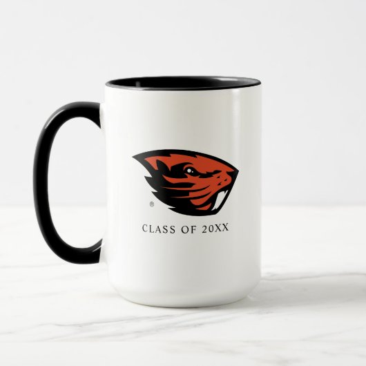 Oregon Staat Beavers | Biberkopf Tasse (Links)