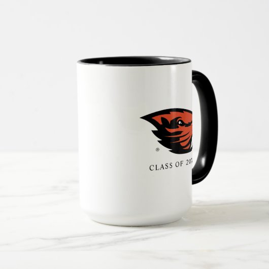 Oregon Staat Beavers | Biberkopf Tasse (VorderseiteRechts)