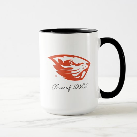 Oregon Staat Beavers | Biberkopf Tasse (Rechts)