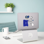 Oregon Staat, Blatt Die Aufkleber schneiden (Laptop auf Schreibtisch)