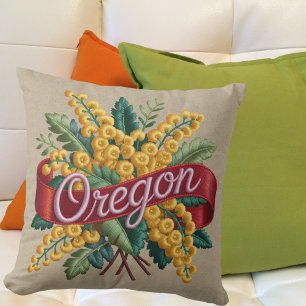 Oregon Staat Blume Emblem Kissen
