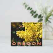 Oregon Staat Blume: Oregon Trauben Postkarte (Stehend Vorderseite)