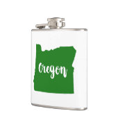 Oregon Staat Green Flachmann (Links)