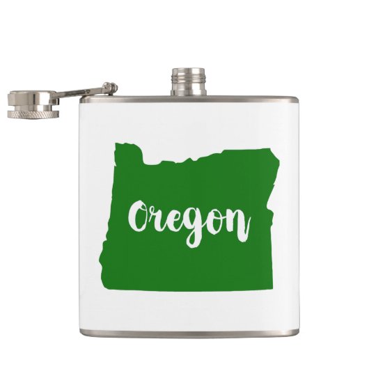 Oregon Staat Green Flachmann (Geöffnet)