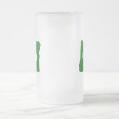 Oregon Staat Green Mattglas Bierglas (Mittel)