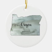 Oregon Staat Illustration Keramik Ornament (Vorne)