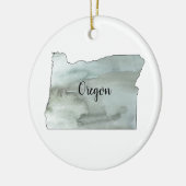 Oregon Staat Illustration Keramik Ornament (Links)