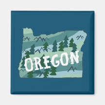 Oregon Staat Karte Beschreibung