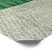 Oregon Staat Kontur Word Karte für Leinwand Poster (Ecke)