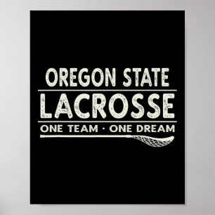 Oregon Staat Lacrosse Ein perfektes Wochenende in Poster
