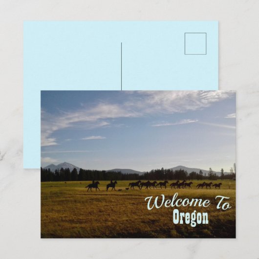 Oregon Staat Postkarte (Vorne/Hinten)