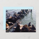 Oregon Staat Postkarte (Vorne/Hinten)