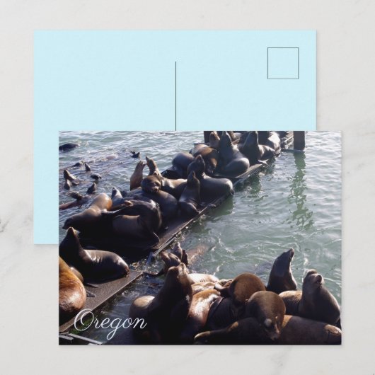 Oregon Staat Postkarte (Vorne/Hinten)