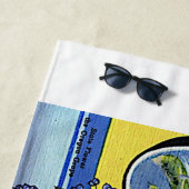 Oregon Staat USA Americana Retro Kunstvoll Strandtuch (Beispiel)