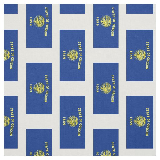Oregon-Staats-Flagge Stoff (Muster)
