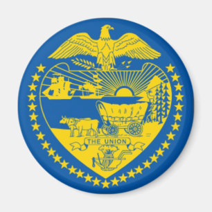 Oregon-Staats-Flaggen-Magnet Magnet