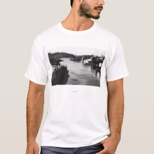 Oregon-Stadt ODER Willamette Fälle und T-Shirt