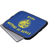 Oregon State Flag Laptop Sleeve (Vorne Knopf)