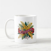 Oregon State Flowers Emblem Kaffeetasse (Links)