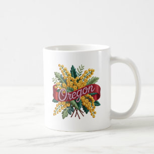 Oregon State Flowers Emblem Kaffeetasse