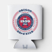 Oregon State Monogram-Kühler Dosenkühler (Rückseite)