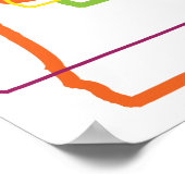 Oregon Stolz Unschärfe Poster (Ecke)