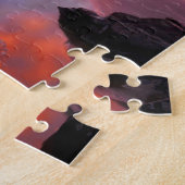 Oregon Strand und Meeressteine, Sonnenuntergang Puzzle (Seite)