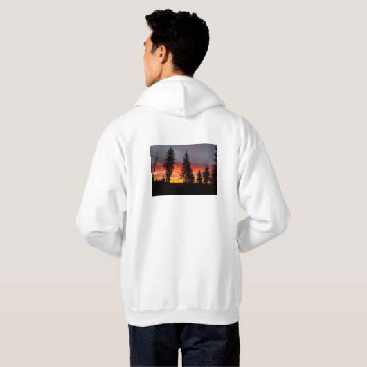 Oregon Sunrise Hoodie Sweatshirt (Schwarz voll)
