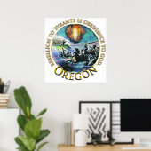 Oregon-Tee-Party-Plakate Poster (Heimbüro)