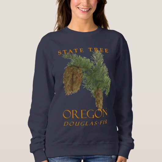 Oregon Territory Tree The Douglas Fir Sweatshirt (Vorderseite)