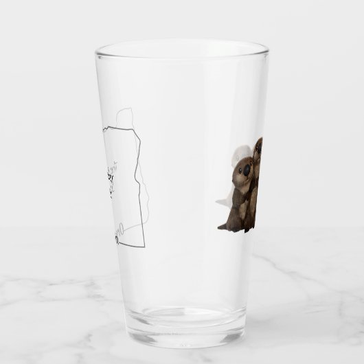 Oregon-The-Beaver-Staat Glas (Rechts)