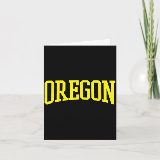 Oregon - Throwback Design - Clic Karte (Vorderseite)