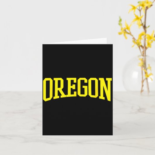 Oregon - Throwback Design - Clic Karte (Gelbe Blume)