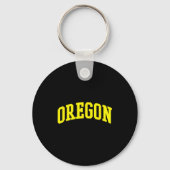 Oregon - Throwback Design - Clic  Schlüsselanhänger (Vorderseite)