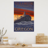 Oregon - Tillamook Leuchtturm Poster (Küche)