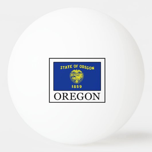 Oregon Tischtennisball (Vorderseite)