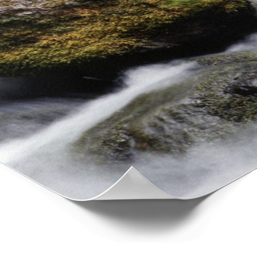 Oregon, Toketee Falls und Basaltgestein Poster (Ecke)