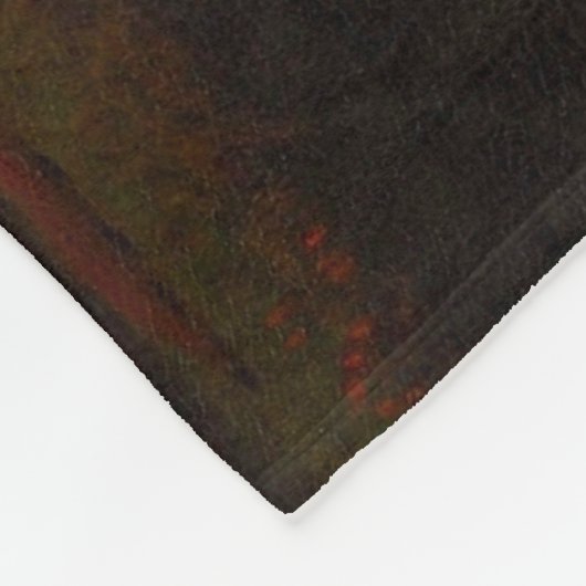 Oregon Trail Conestoga Wagon Moonlight Campingplat Fleecedecke (Ecke)