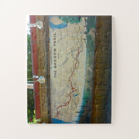 Oregon Trail Jigsaw Puzzle (Vertikal)