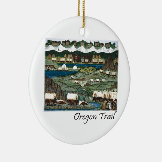 Oregon Trail Keramik Ornament (Rechts)