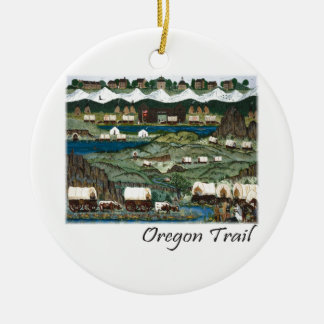 Oregon Trail Keramik Ornament